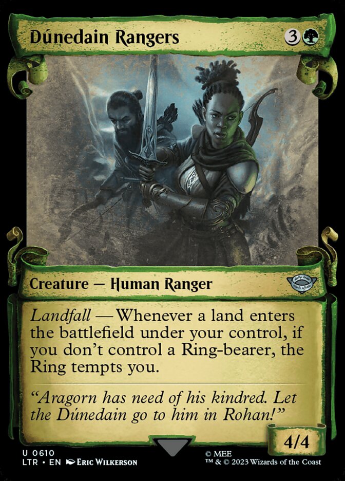 Dúnedain Rangers LTR-610 The Lord of the Rings: Tales of Middle-earth Magic card