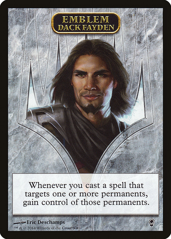 Dack Fayden Emblem TCNS-9 Conspiracy Tokens Magic card