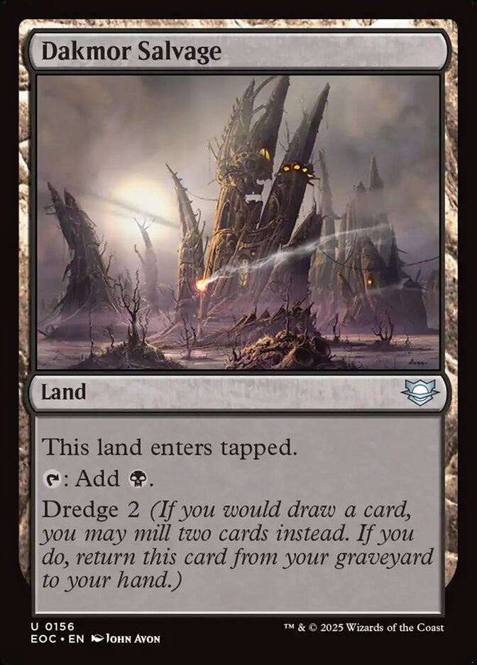 Dakmor Salvage EOC-156 Edge of Eternities Commander Magic card