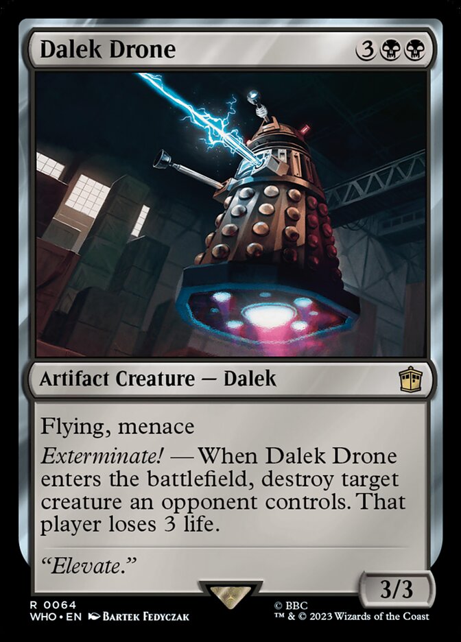 Dalek Drone WHO-64 Doctor Who Magic card