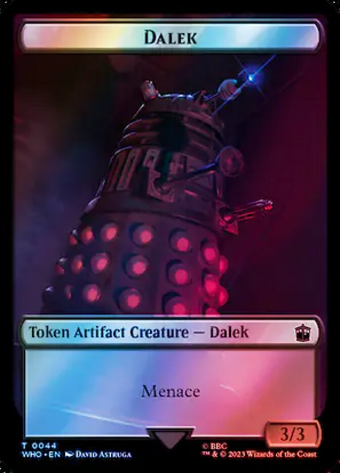 Dalek TWHO-44 Doctor Who Tokens Magic card