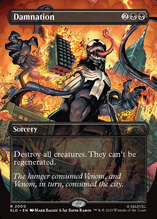 Damnation SLD-2000 Secret Lair Drop Magic card