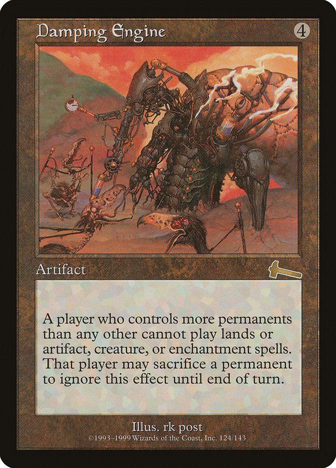 Damping Engine ULG-124 Urza's Legacy Magic card