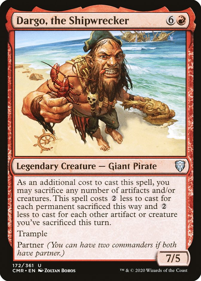 Dargo, the Shipwrecker CMR-172 Commander Legends Magic card