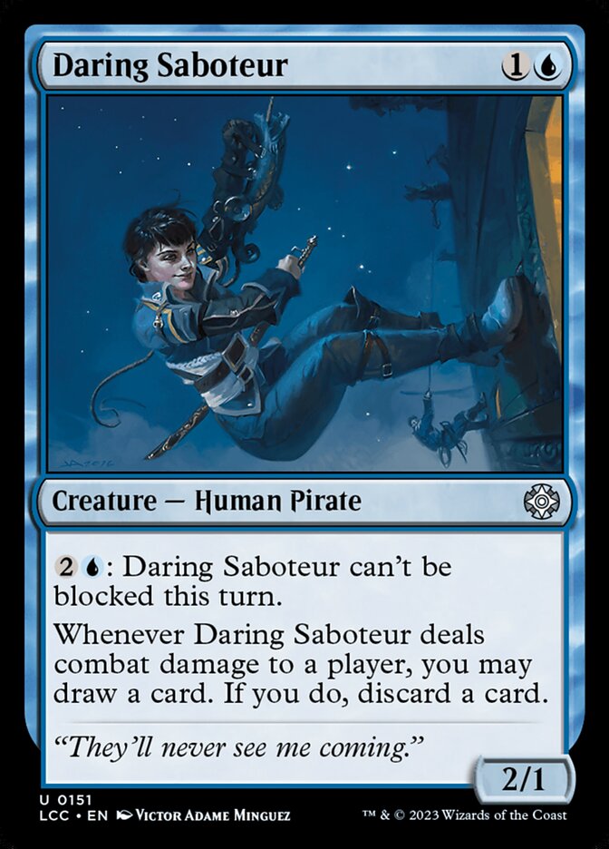 Daring Saboteur LCC-151 The Lost Caverns of Ixalan Commander Magic card