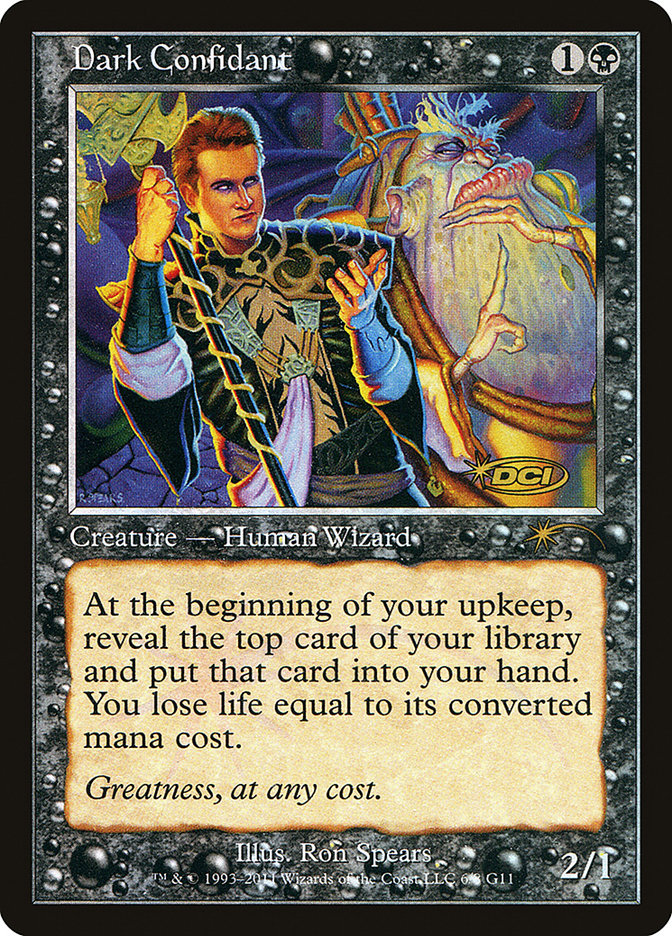 Dark Confidant G11-6 Judge Gift Cards 2011 Magic card