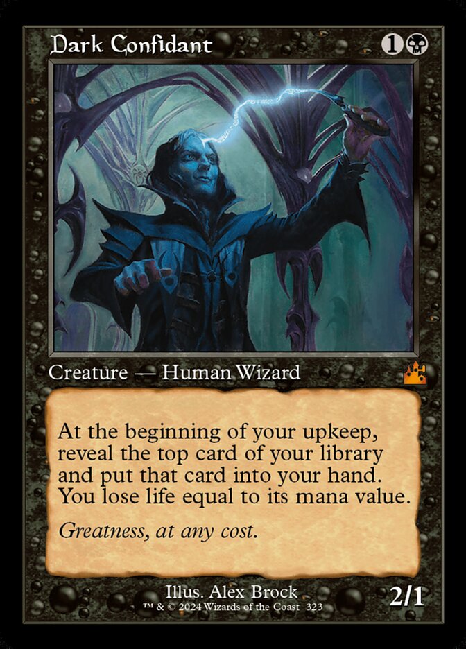 Dark Confidant RVR-323 Ravnica Remastered Magic card