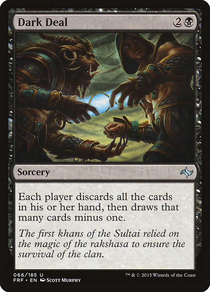 Dark Deal FRF-66 Fate Reforged Magic card