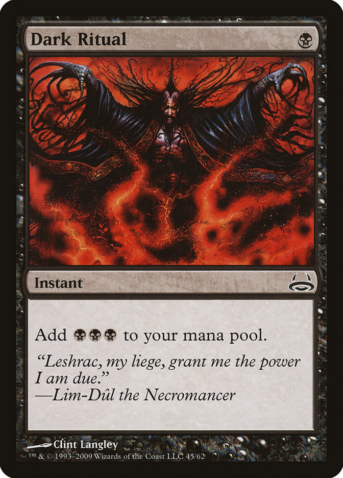 Dark Ritual DDC-45 Duel Decks: Divine vs. Demonic Magic card