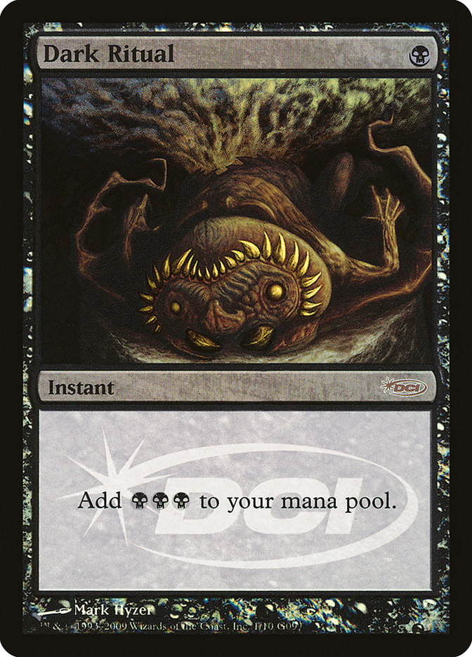 Dark Ritual G09-1 Judge Gift Cards 2009 Magic card