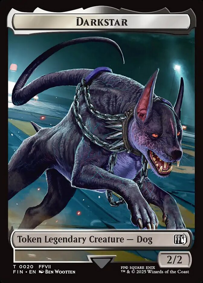 Darkstar TFIN-20 Final Fantasy Tokens Magic card