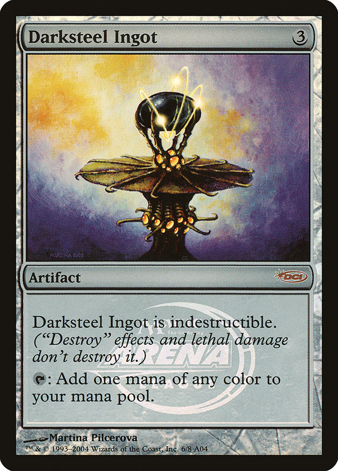 Darksteel Ingot PAL04-6 Arena League 2004 Magic card