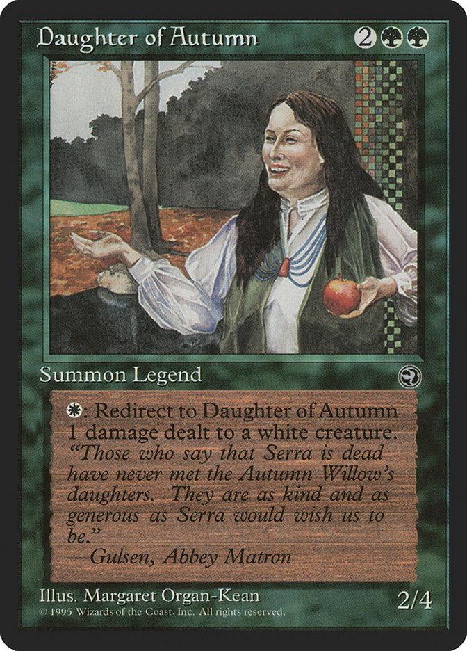 Daughter of Autumn HML-85 Homelands Magic card