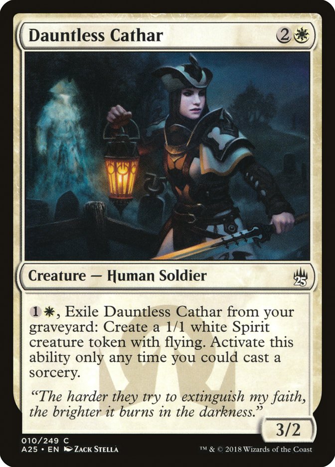 Dauntless Cathar A25-10 Masters 25 Magic card