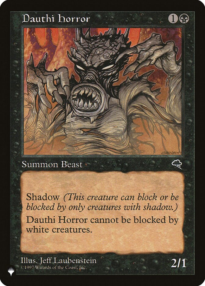Dauthi Horror PLST-TMP-122 The List Magic card