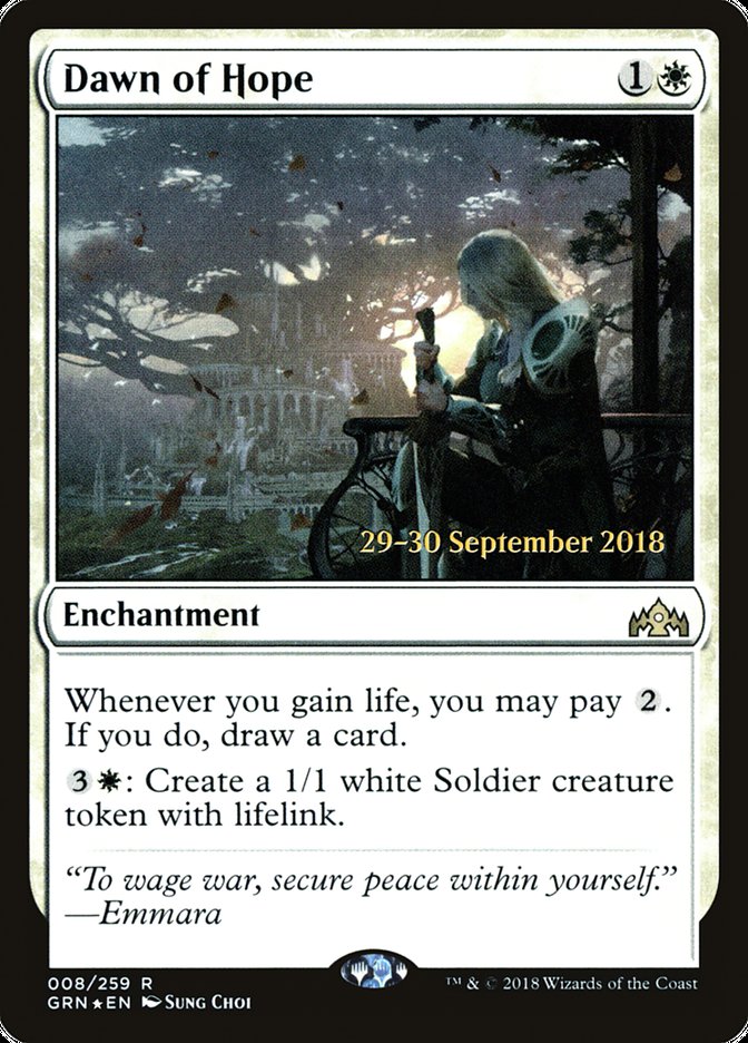 Dawn of Hope PGRN-8S Guilds of Ravnica Promos Magic card