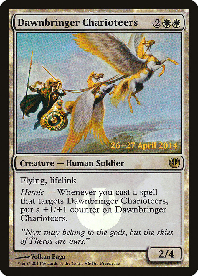 Dawnbringer Charioteers PJOU-6STAR Journey into Nyx Promos Magic card