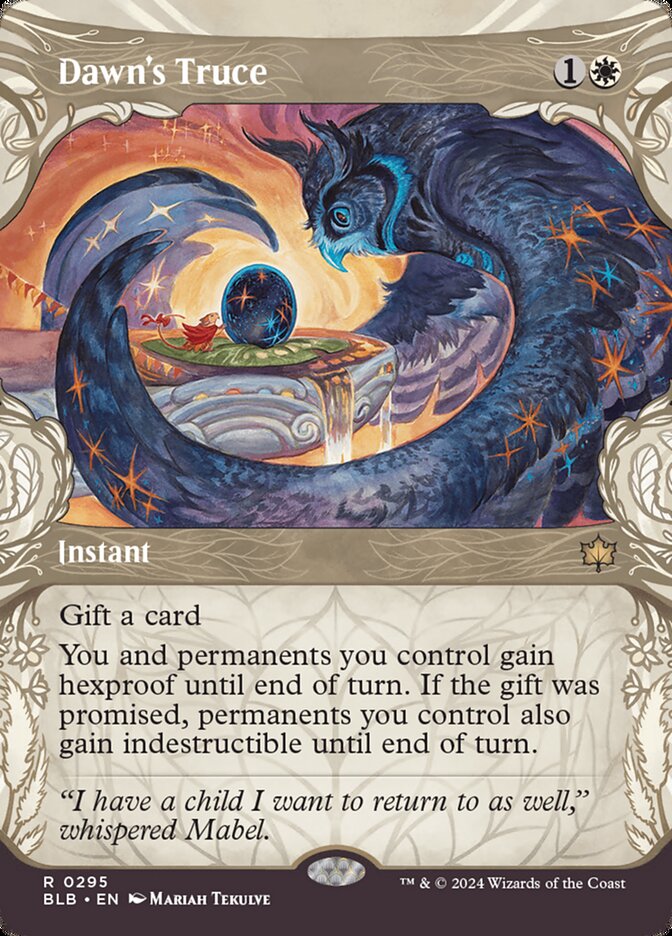 Dawn's Truce BLB-295 Bloomburrow Magic card