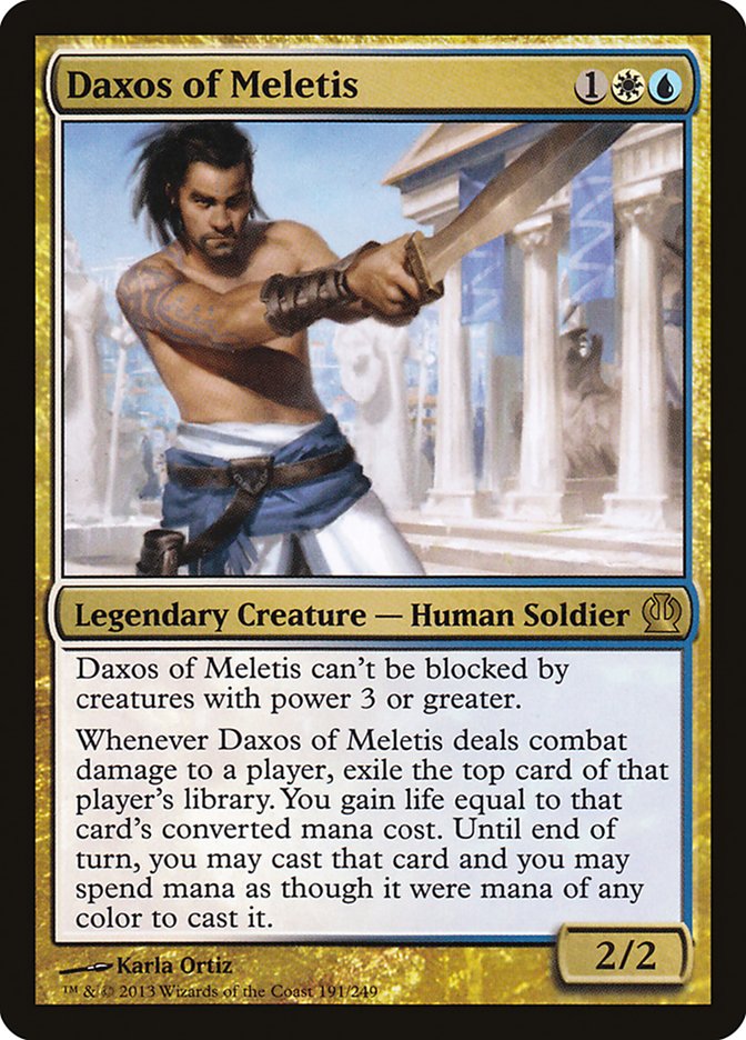 Daxos of Meletis THS-191 Theros Magic card