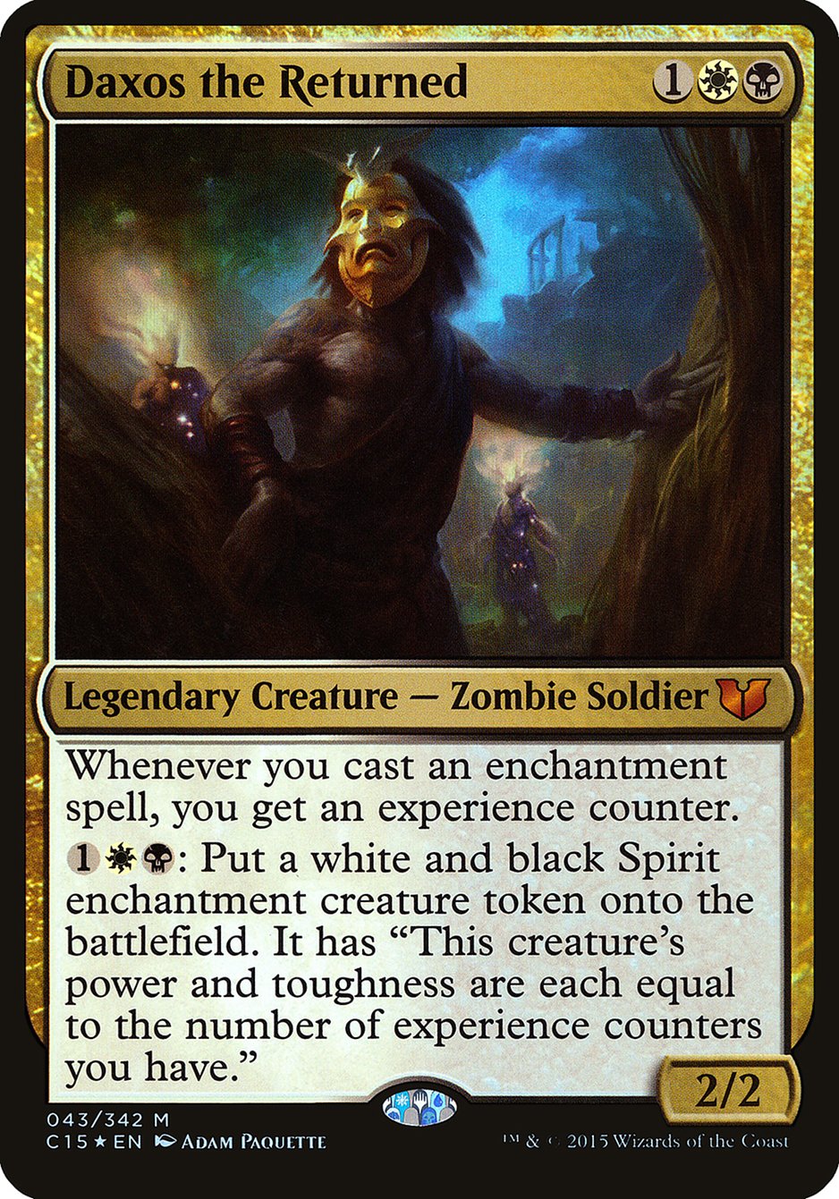 Daxos the Returned OC15-43 Commander 2015 Oversized Magic card