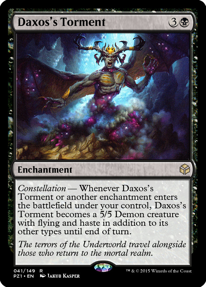 Daxos's Torment PZ1-41 Legendary Cube Prize Pack Magic card
