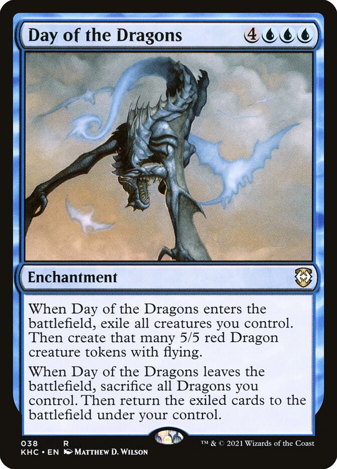 Day of the Dragons KHC-38 Kaldheim Commander Magic card