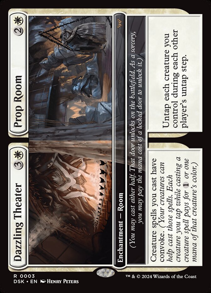 Dazzling Theater // Prop Room DSK-3 Duskmourn: House of Horror Magic card