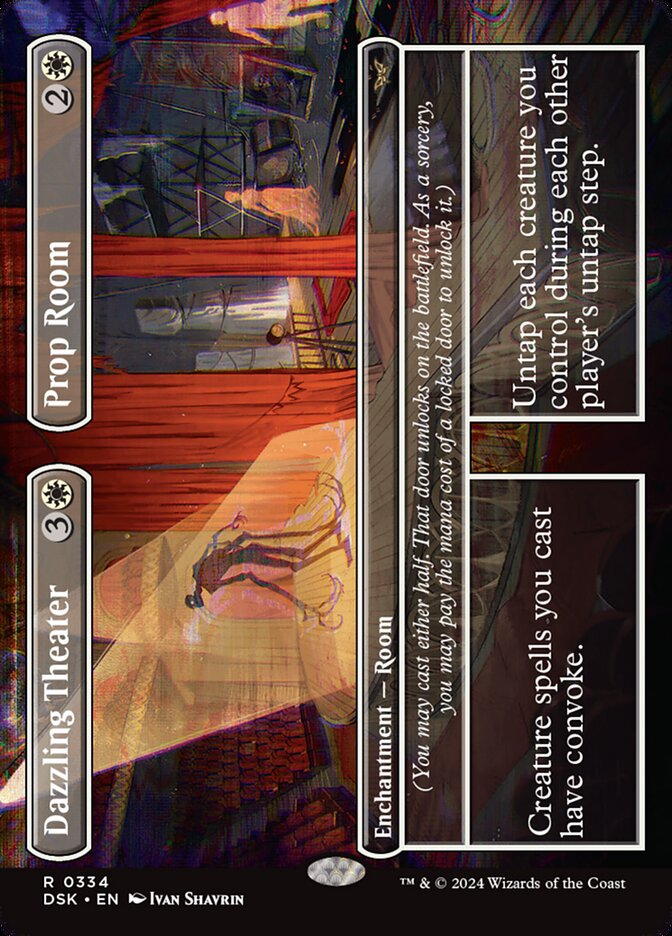 Dazzling Theater // Prop Room DSK-334 Duskmourn: House of Horror Magic card