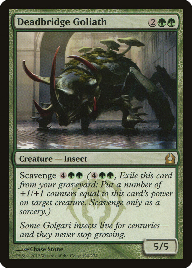 Deadbridge Goliath RTR-120 Return to Ravnica Magic card