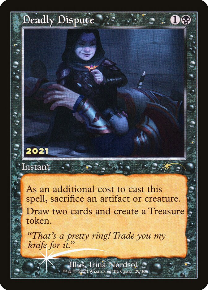 Deadly Dispute P30A-29 30th Anniversary Play Promos Magic card