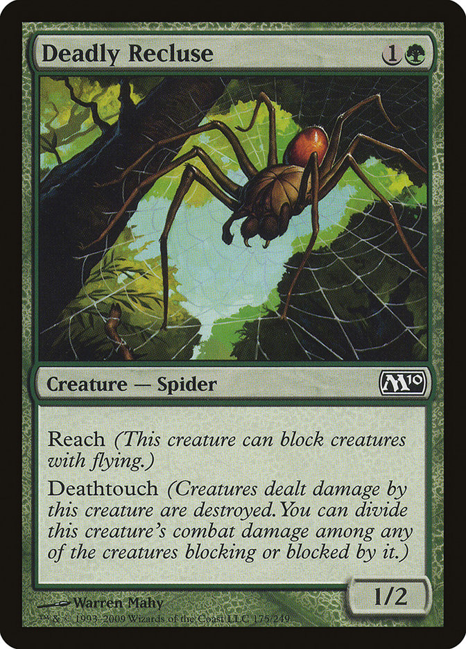 Deadly Recluse M10-175 Magic 2010 Magic card