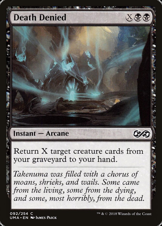 Death Denied UMA-92 Ultimate Masters Magic card