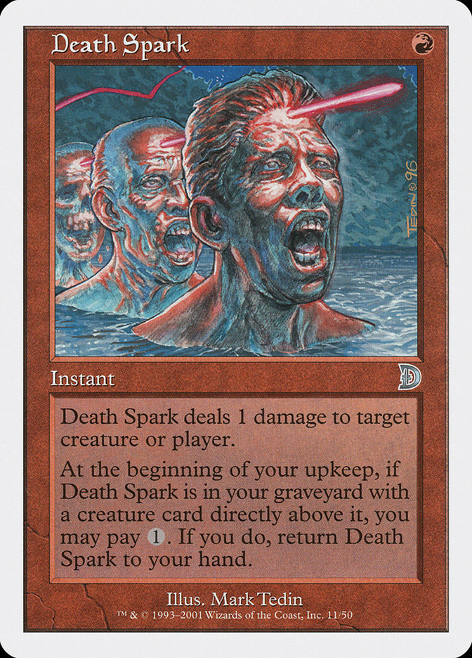 Death Spark DKM-11 Deckmasters Magic card