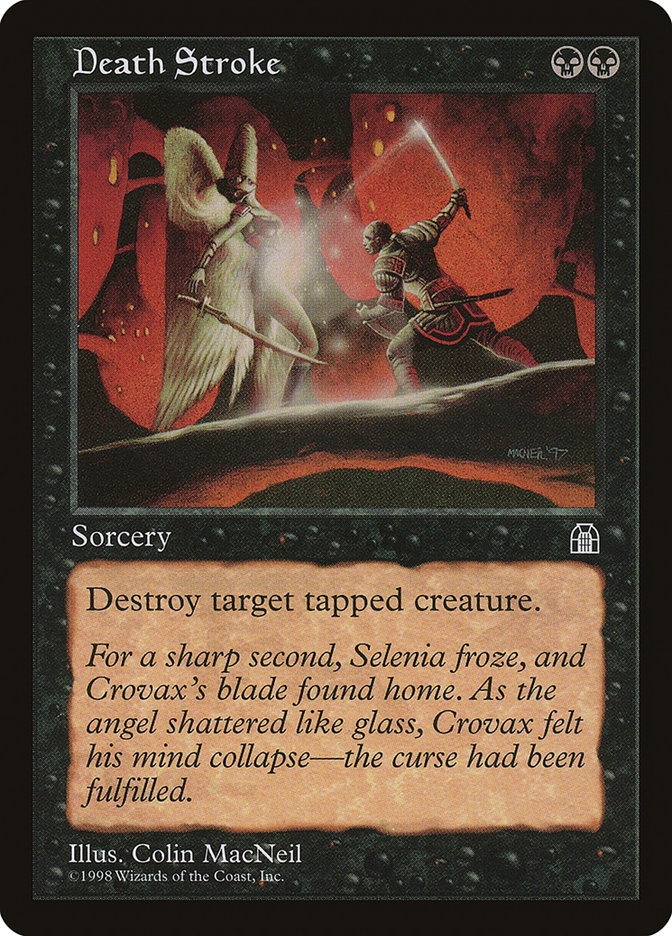 Death Stroke STH-57 Stronghold Magic card