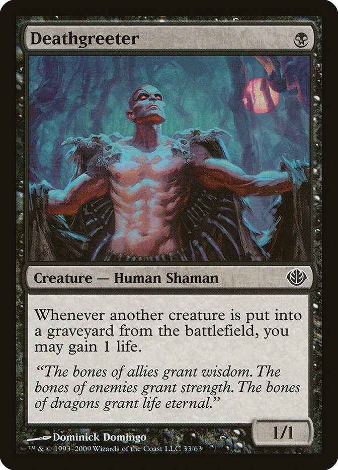 Deathgreeter DDD-33 Duel Decks: Garruk vs. Liliana Magic card