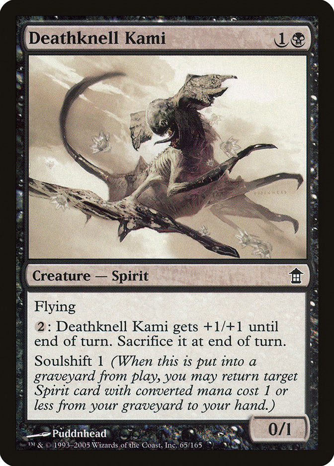 Deathknell Kami SOK-65 Saviors of Kamigawa Magic card