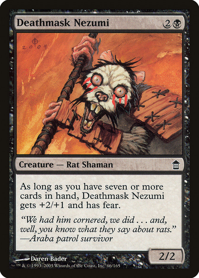 Deathmask Nezumi SOK-66 Saviors of Kamigawa Magic card