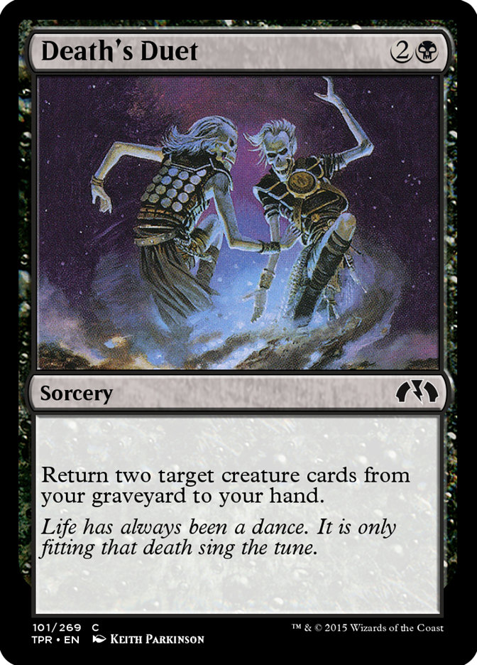 Death's Duet TPR-101 Tempest Remastered Magic card