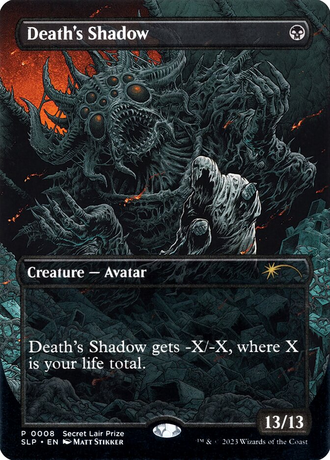 Death's Shadow SLP-8 Secret Lair Showdown Magic card