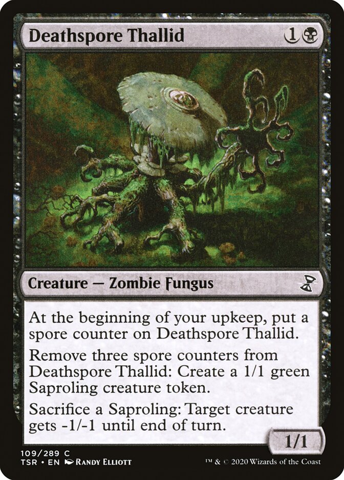 Deathspore Thallid TSR-109 Time Spiral Remastered Magic card