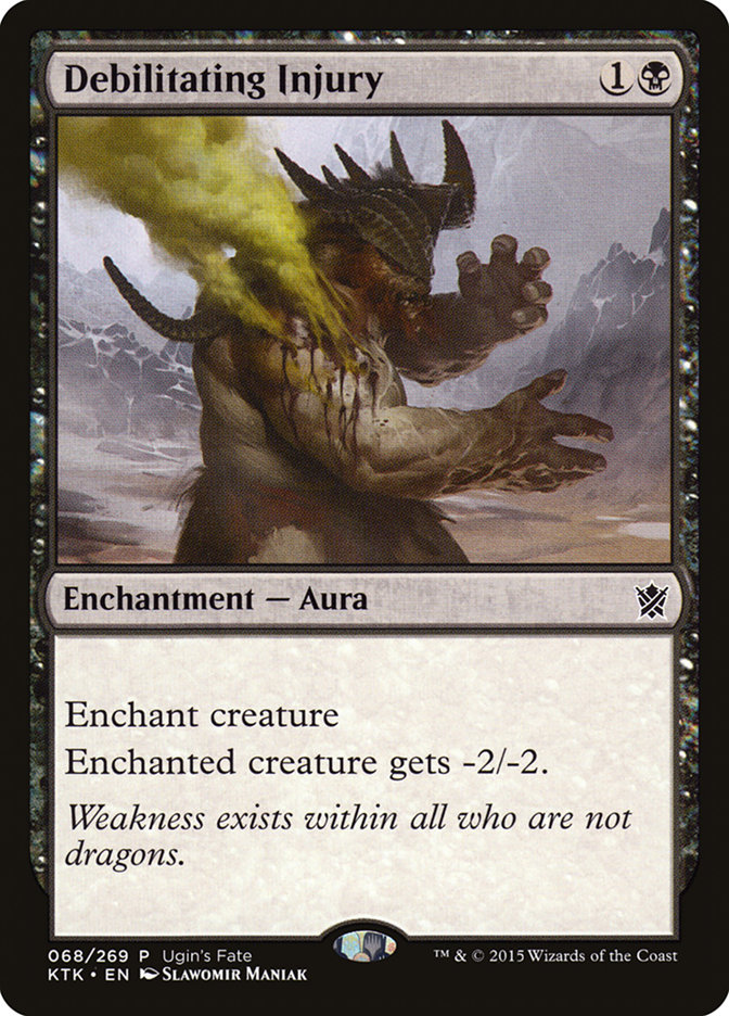 Debilitating Injury UGIN-68 Ugin's Fate Magic card