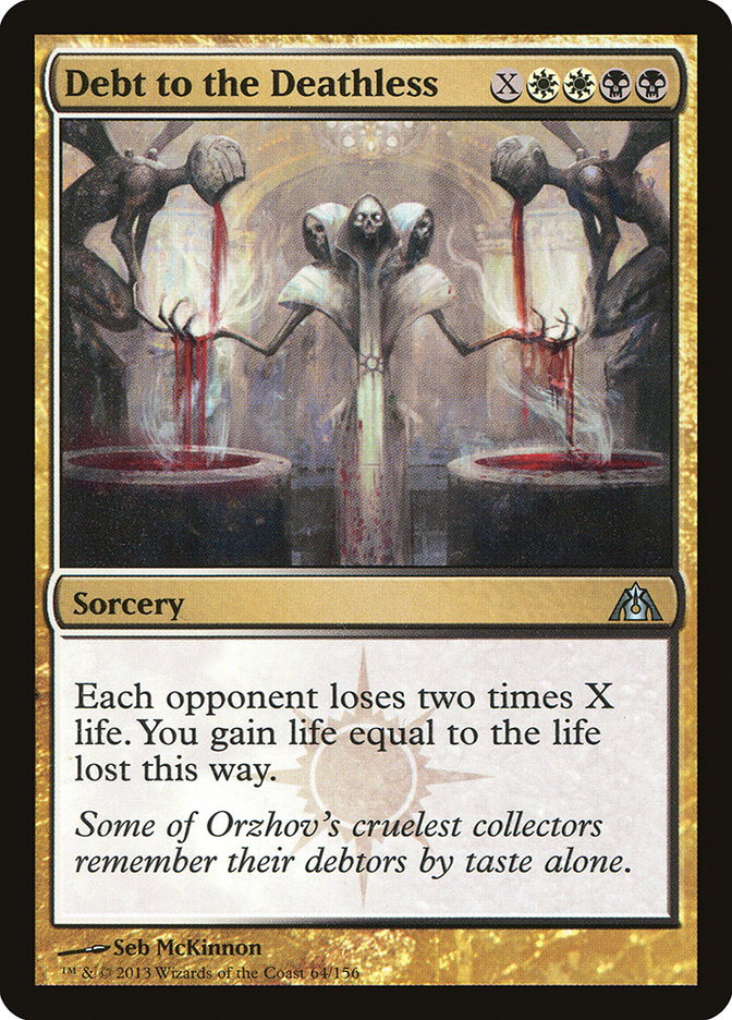 Debt to the Deathless DGM-64 Dragon's Maze Magic card