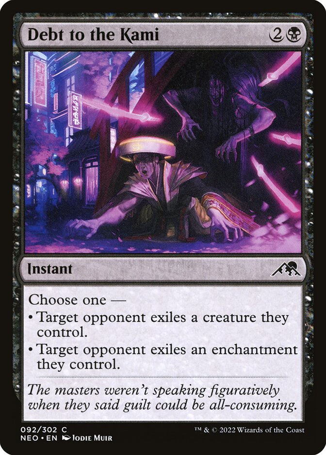 Debt to the Kami NEO-92 Kamigawa: Neon Dynasty Magic card