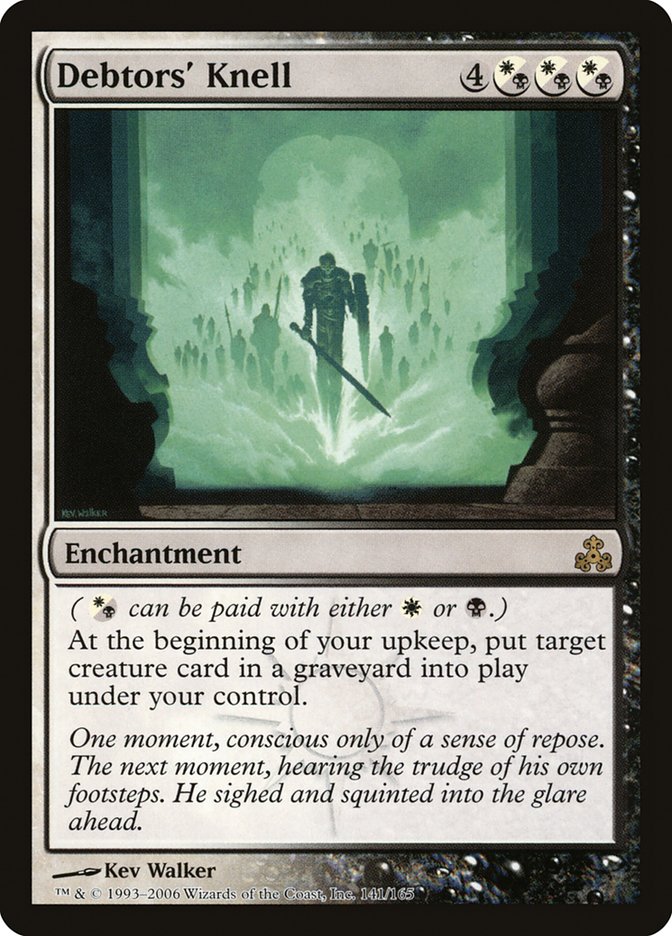 Debtors' Knell GPT-141 Guildpact Magic card