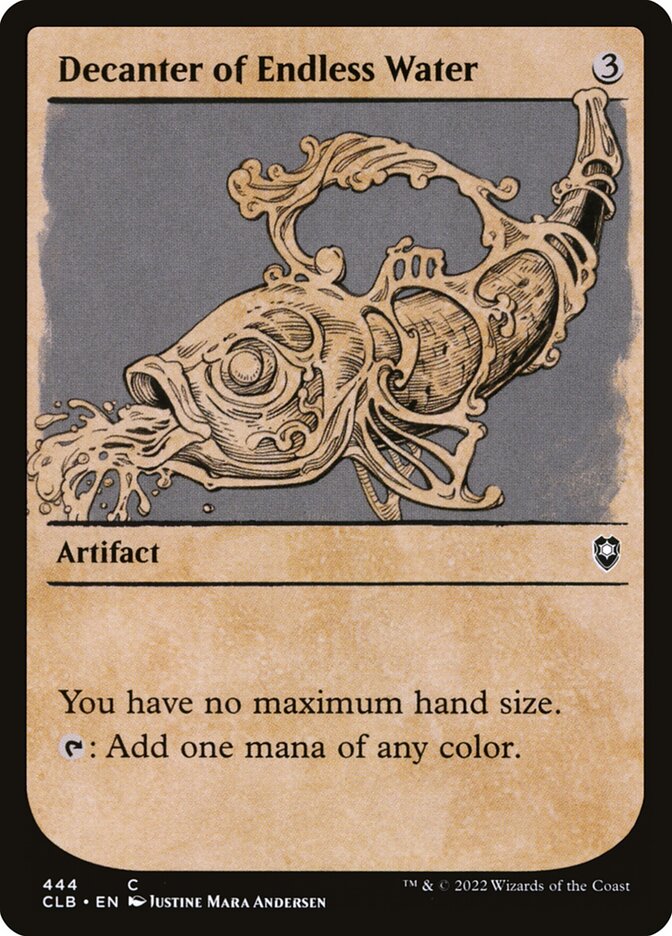 Decanter of Endless Water CLB-444 Commander Legends: Battle for Baldur's Gate Magic card