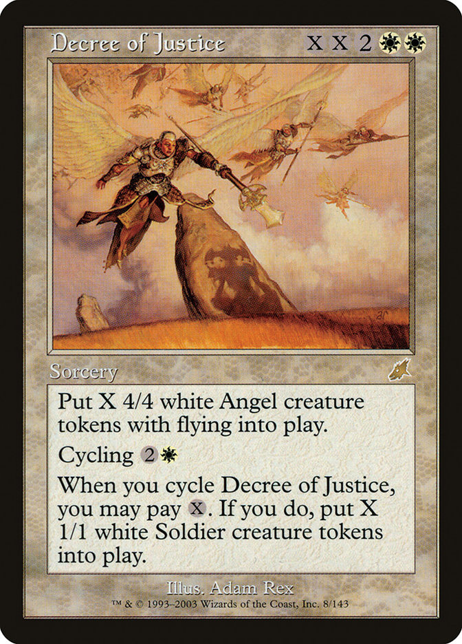 Decree of Justice SCG-8 Scourge Magic card