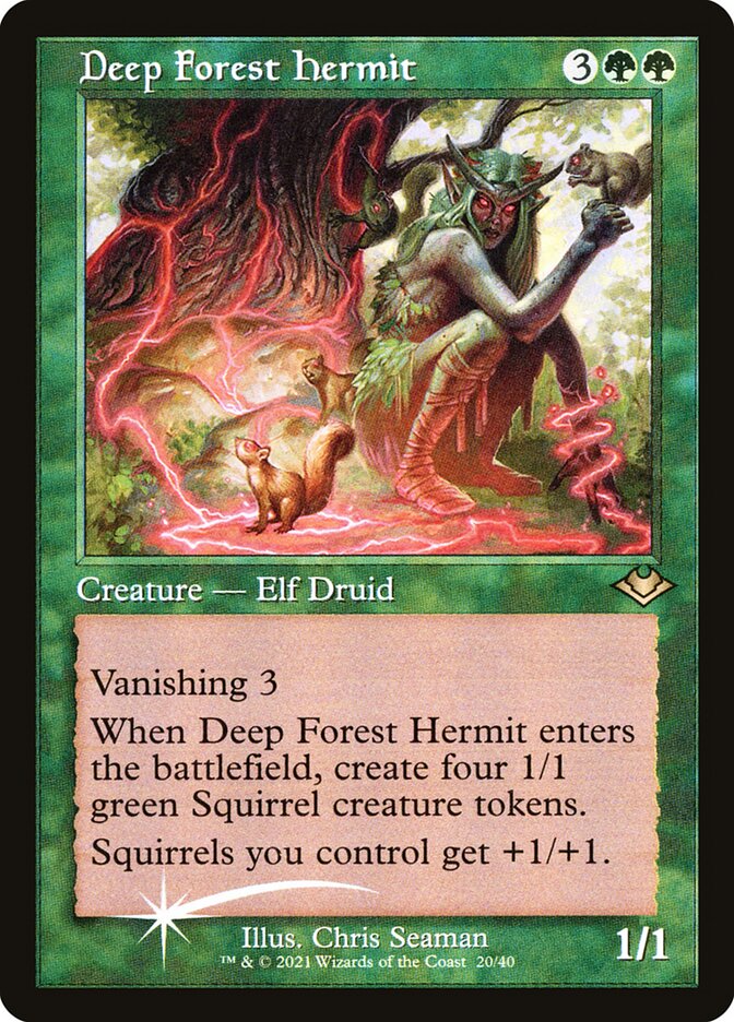 Deep Forest Hermit H1R-20 Modern Horizons 1 Timeshifts Magic card