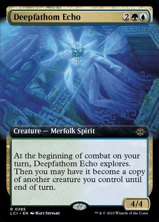 Deepfathom Echo LCI-385 The Lost Caverns of Ixalan Magic card