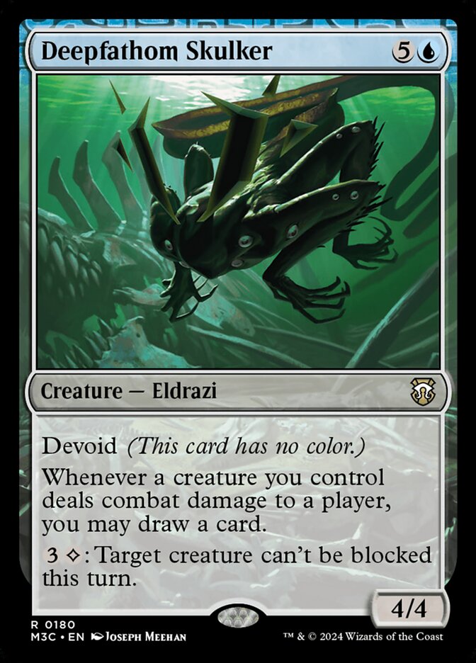 Deepfathom Skulker M3C-180 Modern Horizons 3 Commander Magic card