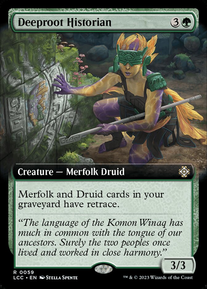 Deeproot Historian LCC-59 The Lost Caverns of Ixalan Commander Magic card